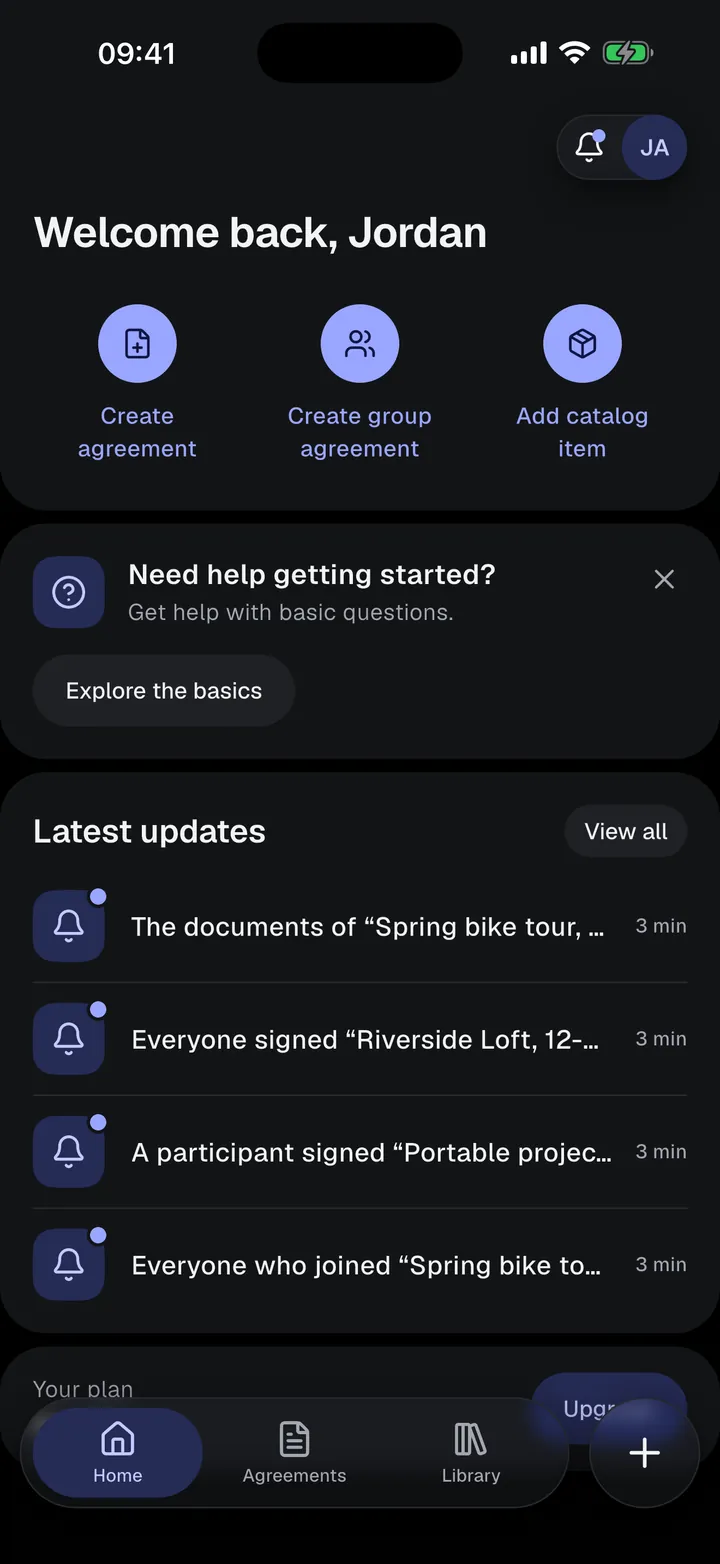 Latest updates, including Everyone signed